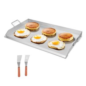 VEVOR Stainless Steel Griddle, 36x22 inch Universal Flat Top Rectangular Plate, Gas Grill Griddle for BBQ Grill, Teppanyaki