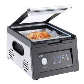 VEVOR Chamber Vacuum Sealer, 380W Vacuum Pump Power, Sealing Bag Packing Machine for Wet Foods, Meat, Compact Design with 11.5 in Sealing Length